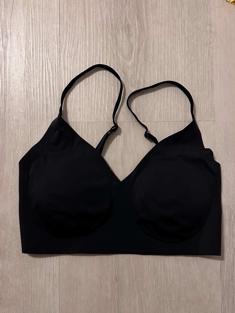 True & Co Seamless Black Women's Comfort Bralette